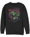 Fifth Sun Men's Nightmare Before Christmas Oogie Dice Crew Fleece Pullover In Black