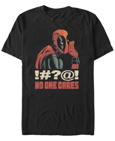 Fifth Sun Men's No One Cares Short Sleeve T-shirt In Black