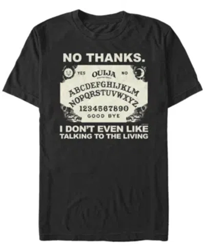 Fifth Sun Men's No Thanks Short Sleeve Crew T-shirt In Black