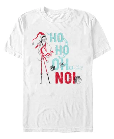 Fifth Sun Men's Oh No Nightmare Before Christmas Regular-fit T-shirt In White