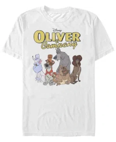 Fifth Sun Men's Oliver Company Short Sleeve Crew T-shirt In White