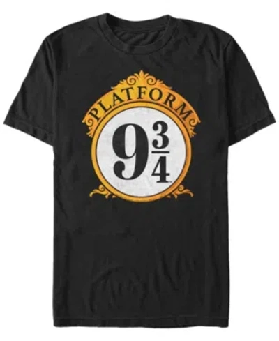 Fifth Sun Men's Ornate Platform Short Sleeve Crew T-shirt In Black