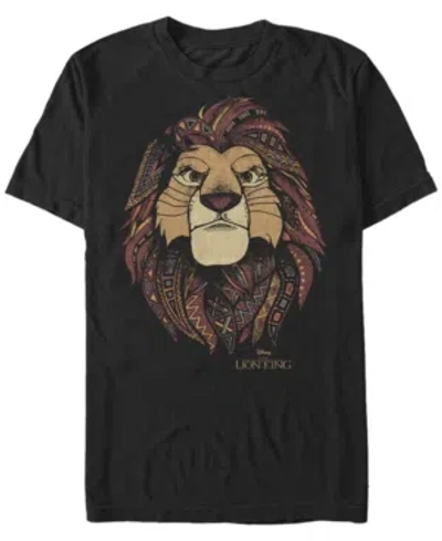 Fifth Sun Men's Ornate Short Sleeve Crew T-shirt In Black