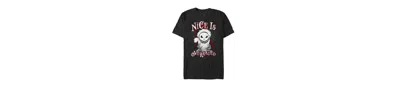 Fifth Sun Men's Overrated Nightmare Before Christmas Graphic T-shirt In Black
