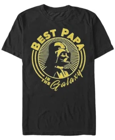 Fifth Sun Men's Papa Circle Short Sleeve Crew T-shirt In Black