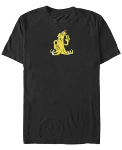 Fifth Sun Men's Peely Peace Short Sleeve Crew T-shirt In Black