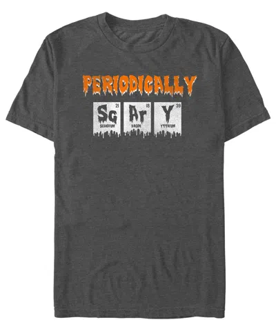 Fifth Sun Men's Periodically Scary Short Sleeve T-shirt In Charcoal Heather