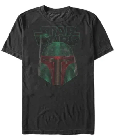 Fifth Sun Men's Pin Line Boba Fett Short Sleeve Crew T-shirt In Black