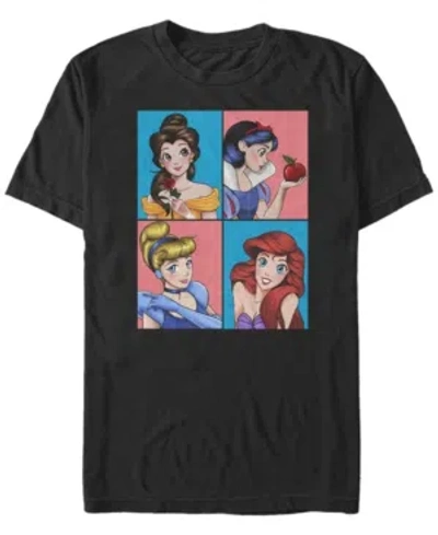 Fifth Sun Men's Princesses Short Sleeve Crew T-shirt In Black