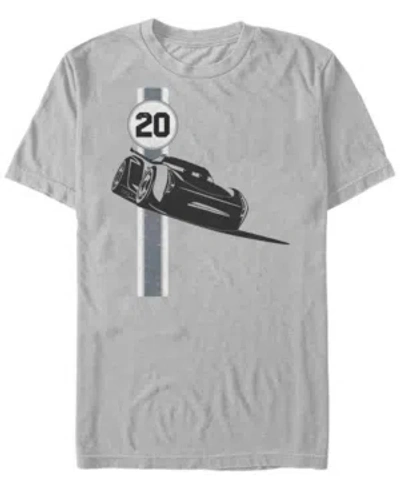 Fifth Sun Men's Racing Storm Short Sleeve Crew T-shirt In Silver