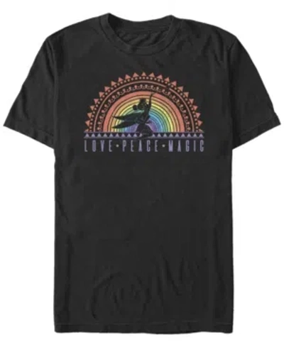 Fifth Sun Men's Rainbow Tink Short Sleeve Crew T-shirt In Black