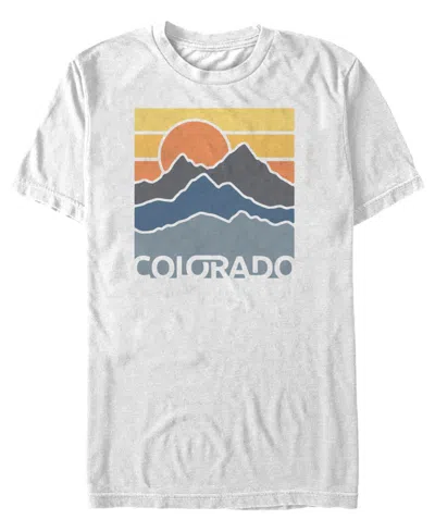 Fifth Sun Men's Range Retro Graphic T-shirt In White