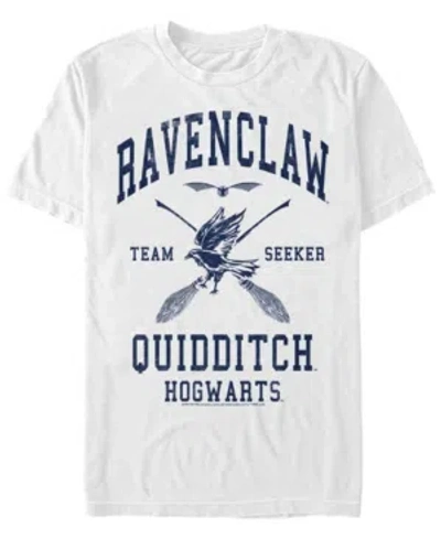 Fifth Sun Men's Ravenclaw Seeker Short Sleeve Crew T-shirt In White
