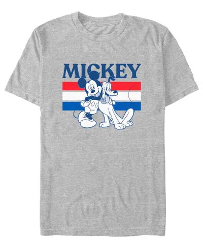Fifth Sun Men's Retro Squad Mickey Graphic T-shirt In Gray
