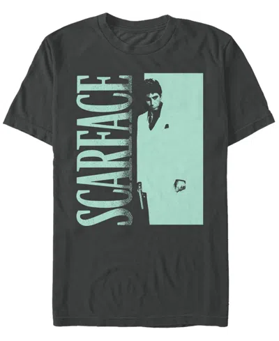 Fifth Sun Men's Scarface Profile Short Sleeves T-shirt In Charcoal