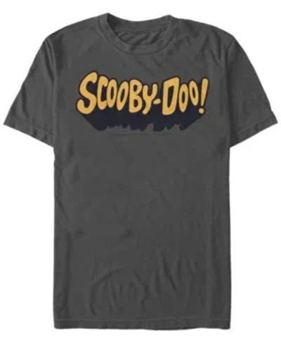 Fifth Sun Men's Scooby Doo Classic Logo Short Sleeve T-shirt In Charcoal