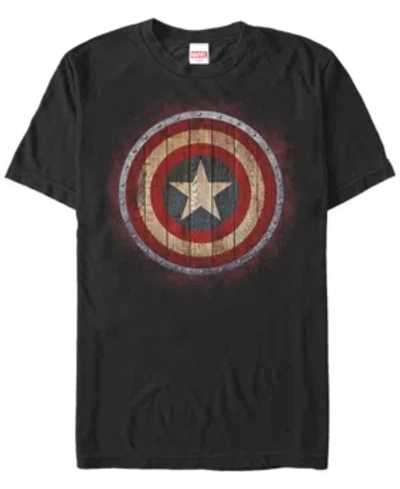 Fifth Sun Men's Shield Short Sleeve Crew T-shirt In Black