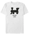 Fifth Sun Men's Short Line Short Sleeve Crew T-shirt In White