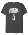 Fifth Sun Men's Silver Surfer Wordmark Short Sleeve T-shirt