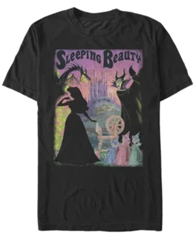 Fifth Sun Men's Sleeping Beauty Short Sleeve Crew T-shirt In Black