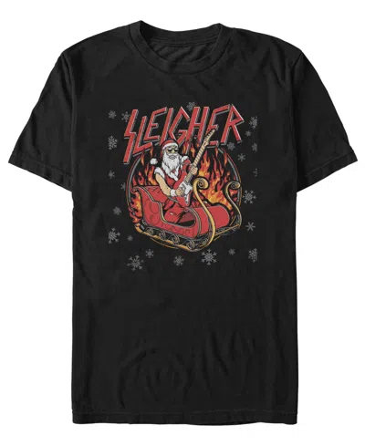Fifth Sun Men's Sleigher Retro Graphic T-shirt In Black