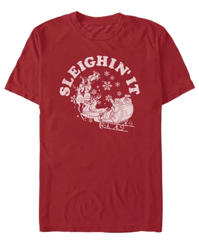 Fifth Sun Men's Sleighin It Graphic Regular-fit T-shirt In Cardinal