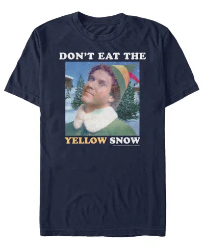 Fifth Sun Men's Snow Melt Christmas Graphic T-shirt In Blue