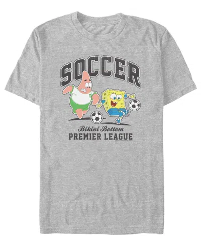 Fifth Sun Men's Soccer Sponge Graphic T-shirt In Gray