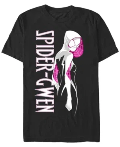 Fifth Sun Men's Spider Gwen Short Sleeve Crew T-shirt In Black