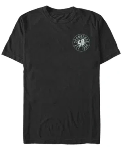 Fifth Sun Men's Sponge Vintage-like Short Sleeve Crew T-shirt In Black