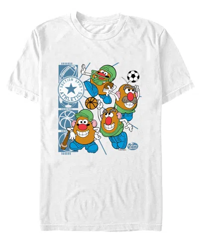 Fifth Sun Men's Spud Athletics Graphic T-shirt In White