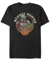 Fifth Sun Men's Star Wars Mandalorian Candy Hunter Short Sleeves T-shirt In Black