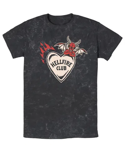 Fifth Sun Men's Stranger Things Crewneck T-shirt In Black