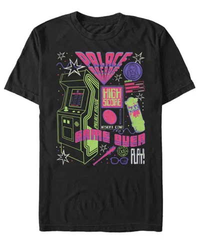Fifth Sun Men's Stranger Things Short Sleeve T-shirt In Black