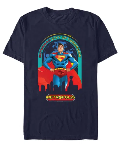 Fifth Sun Men's Superman 2025 Graphic Print T-shirt In Blue