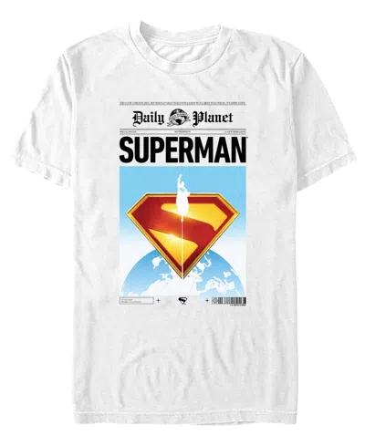 Fifth Sun Men's Superman 2025 Short Sleeve T-shirt In White