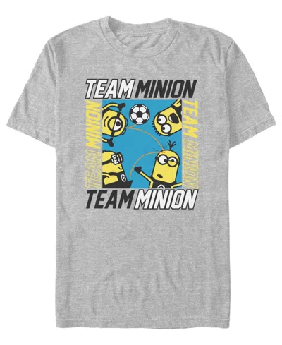 Fifth Sun Men's Team Minion Graphic T-shirt In Gray