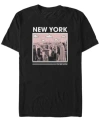 Fifth Sun Men's The Big Apple Short Sleeve Crew T-shirt In Black