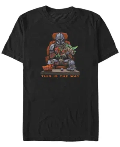 Fifth Sun Men's The Way Of The Dad Short Sleeve Crew T-shirt In Black