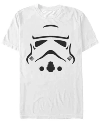 Fifth Sun Men's Trooper Face Short Sleeve Crew T-shirt In White