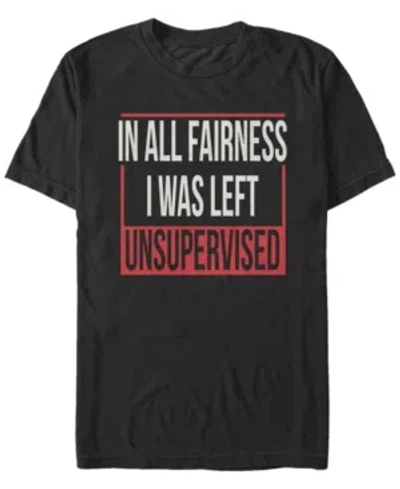Fifth Sun Men's Unsupervised Short Sleeve Crew T-shirt In Black
