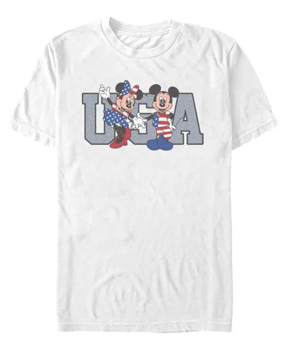 Fifth Sun Men's Usa Duo Graphic T-shirt In White