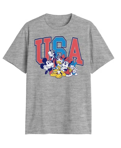 Fifth Sun Men's Usa Friends Graphic T-shirt In Gray