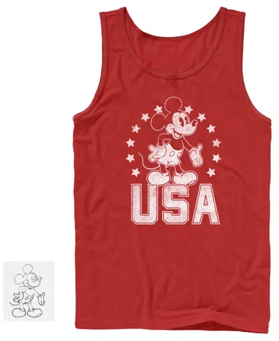 Fifth Sun Men's Usa Mickey Graphic Tank Top In Multi