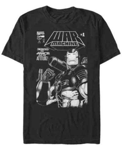 Fifth Sun Men's War Machine Short Sleeve Crew T-shirt In Black