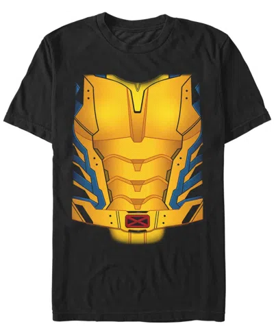Fifth Sun Men's Wolverine Costume Short Sleeve T-shirt In Black
