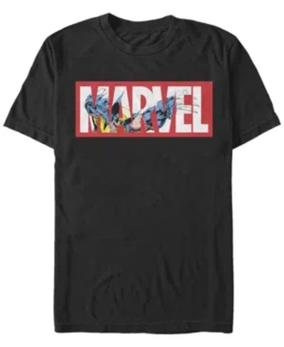 Fifth Sun Men's Wolverine Marvel Short Sleeve Crew T-shirt In Black