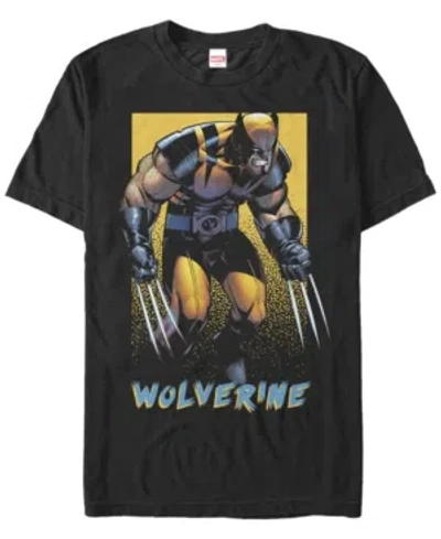 Fifth Sun Men's Wolverine Pop Short Sleeve Crew T-shirt In Black