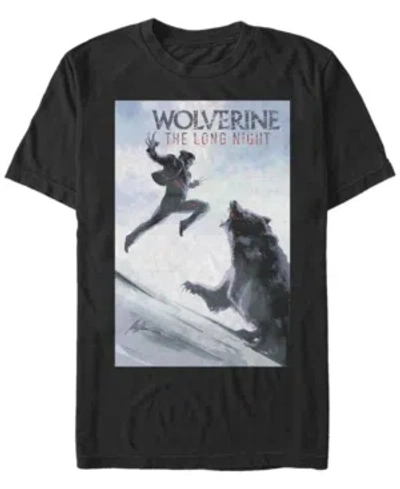 Fifth Sun Men's Wolverine Short Sleeve Crew T-shirt In Black