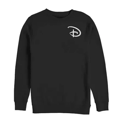 Fifth Sun Mens Crew Neck Long Sleeve Sweatshirt In Black